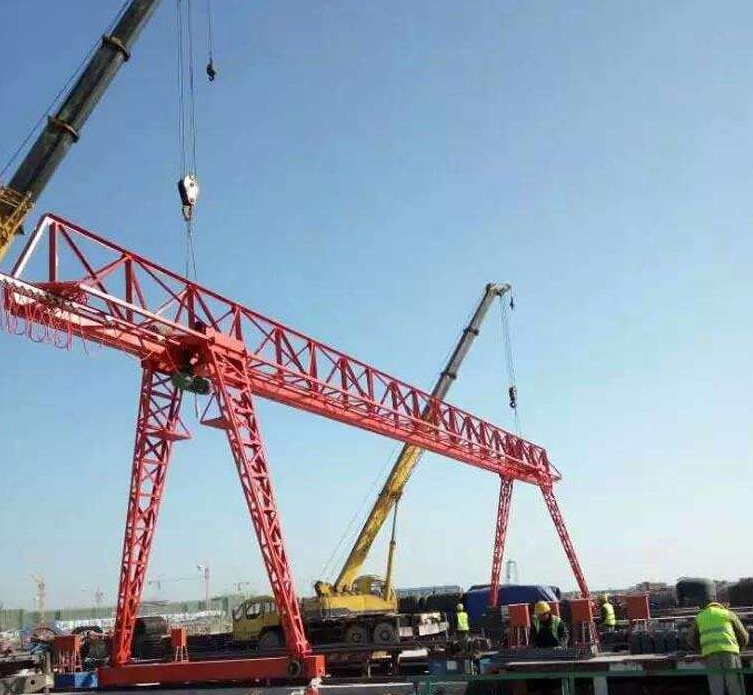 山東高速桁架式龍門吊案例